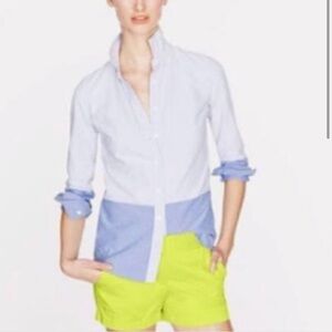 J. Crew High Waist Yellow Shorts